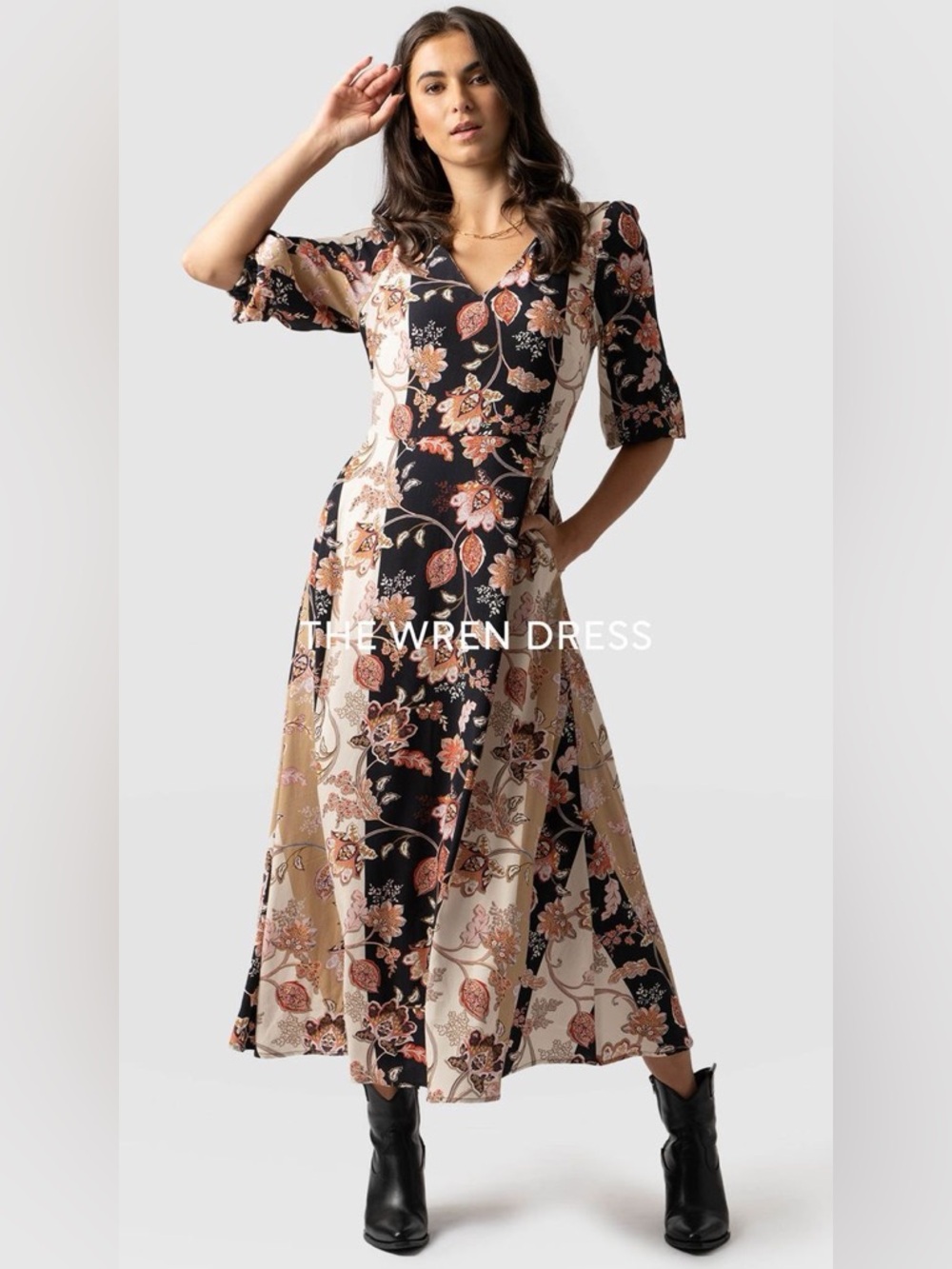 Saint+Sofia Maxi Dress size 6 like new